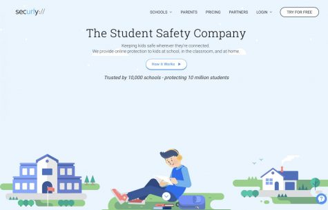 Securly website homepage