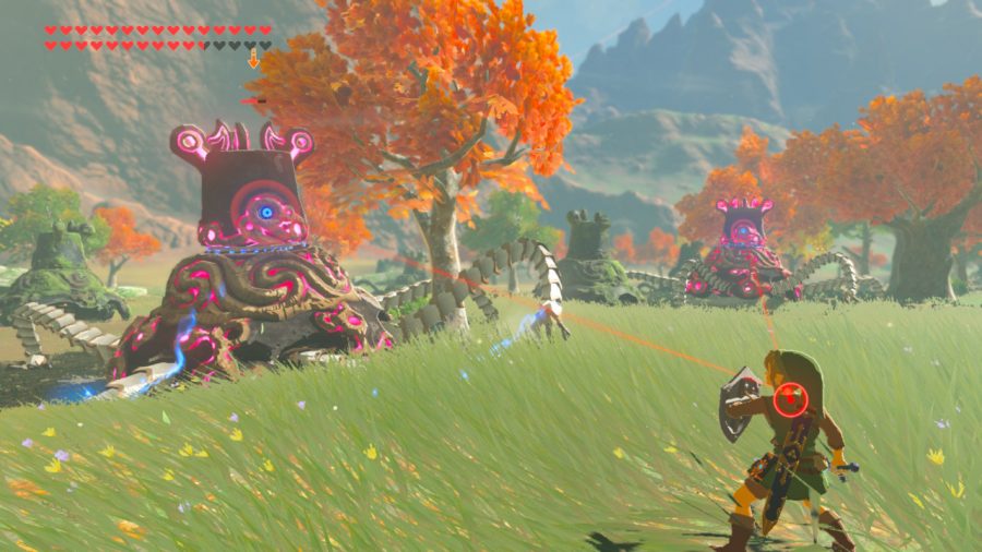 Link+fighting+two+guardians