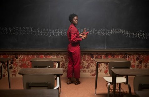Lupita Nyongo stars in Jordan Peeles Us as both her character Adelaide and her doppelgänger, Red.