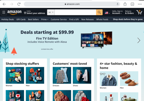 Amazon homepage