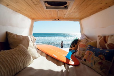 Beach with van Perspective