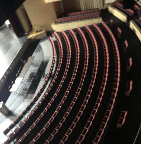 Bird’s eye view of auditorium seating