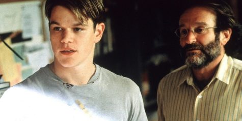 Still of Matt Damon and Robin Williams in Good Will Hunting 