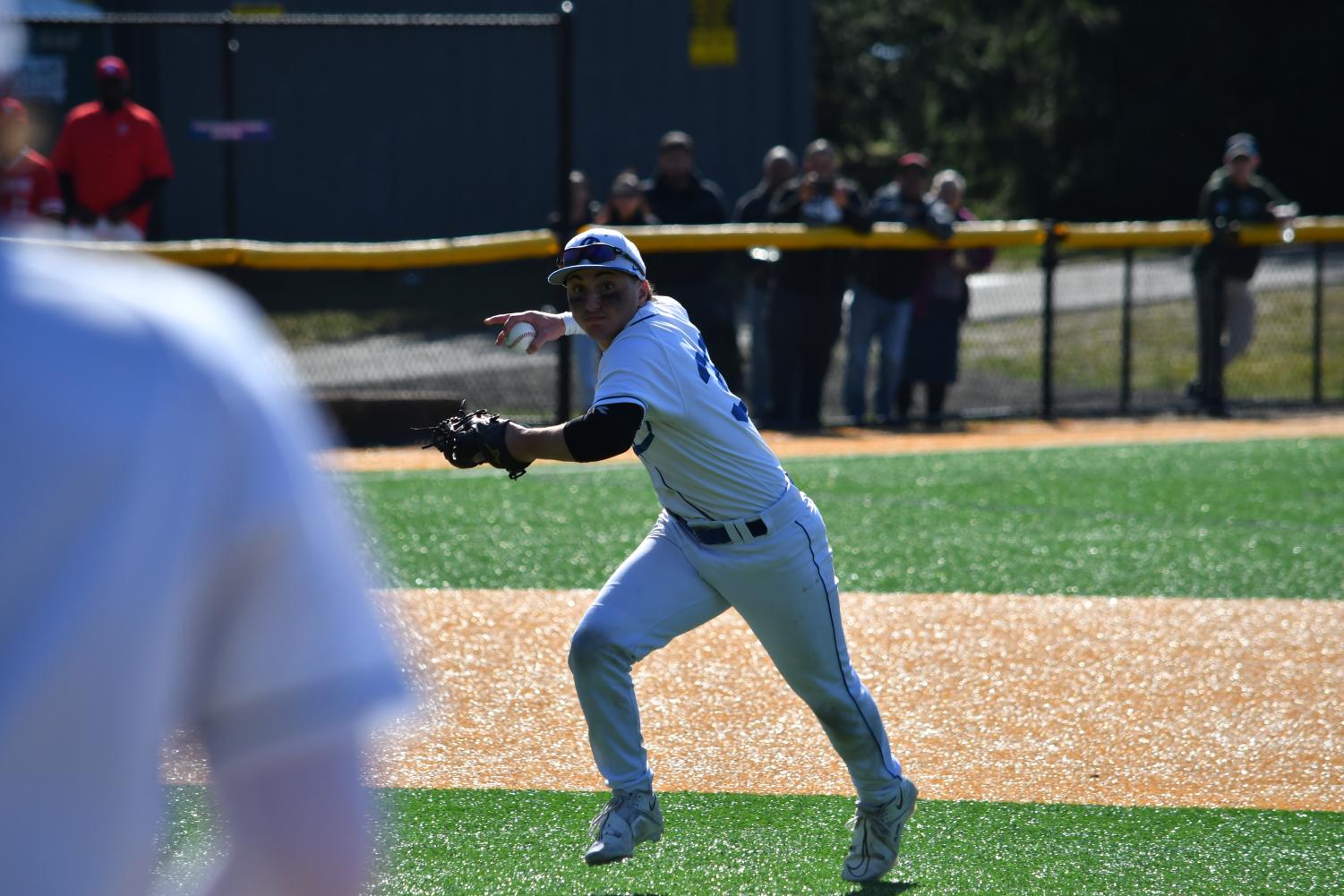 Behind home plate at The Stadium by Michael McCormack