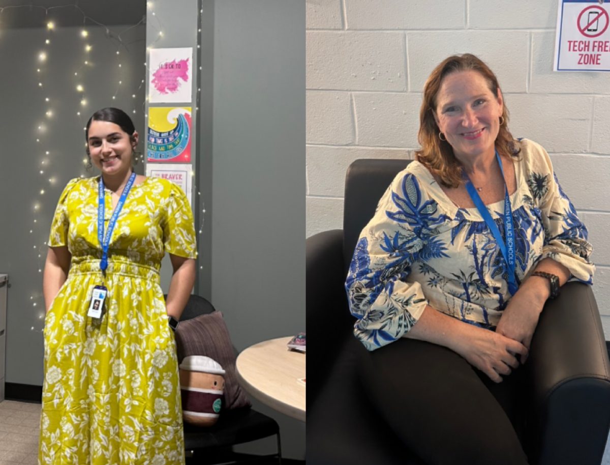 Pictured+left+to+right+is+Ms.+Ashley+Lopez+the+Teen+Talk+Counselor+and+Ms.+Judy+Phillips%2C+the+Wellness+Center+Director.++The+Wellness+Center+has+more+than+just+cookies%21+The+addition+of+a+Wellness+Center+Coordinator+means+that+there+is+always+different+activities+and+games+set+up+such+as+coloring%2C+Soduku%2C+crosswords+and+puzzles.+Every+day+promises+something+new+and+there+was+once+baby+chicks%21+