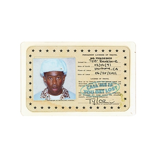 Tyler The Creator: With the first ever actually good-looking driving license in the world