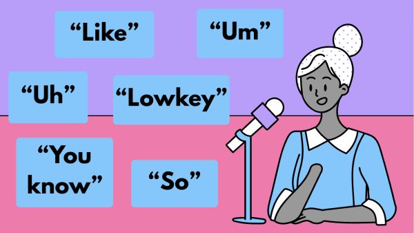 Filler words that have become a staple of Darien High School students' vocabulary