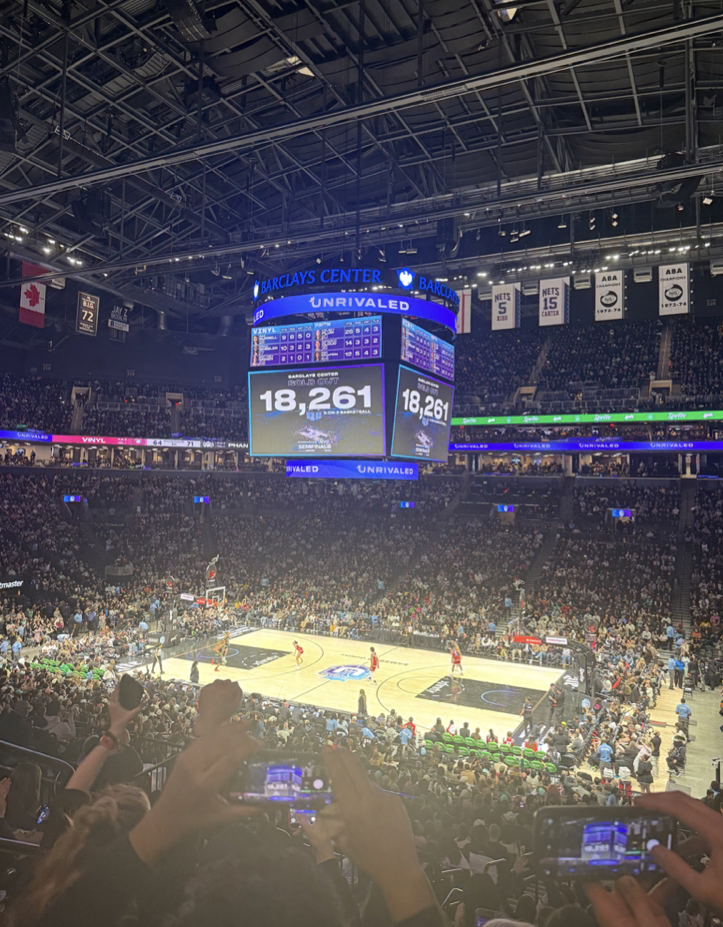 Everyone watches women's sports- Unrivaled semi-finals breaks Barclays basketball attendance record