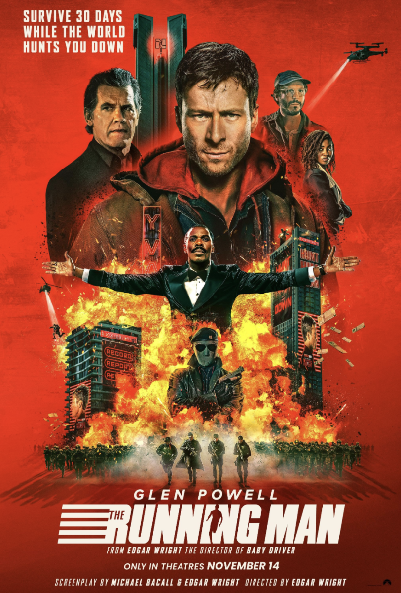 Even just the poster for the movie displays the action and entertainment that is present in the most recent adaptation of The Running Man. Credits: Paramount Pictures