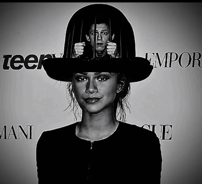 Tom locked away inside the hat